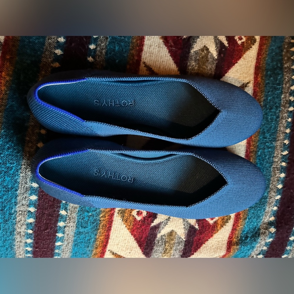 Teal the flat Rothy’s - Picture 6 of 7